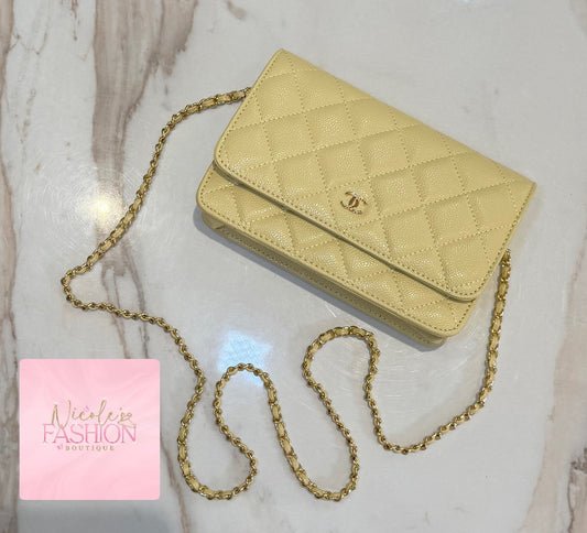 Yellow Flap Bag
